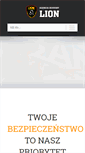 Mobile Screenshot of lion-ochrona.pl